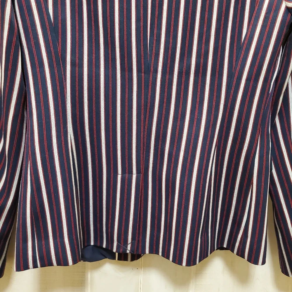 NWT Cartonnier Striped Blazer with Pockets! NEW size S - Picture 10 of 16